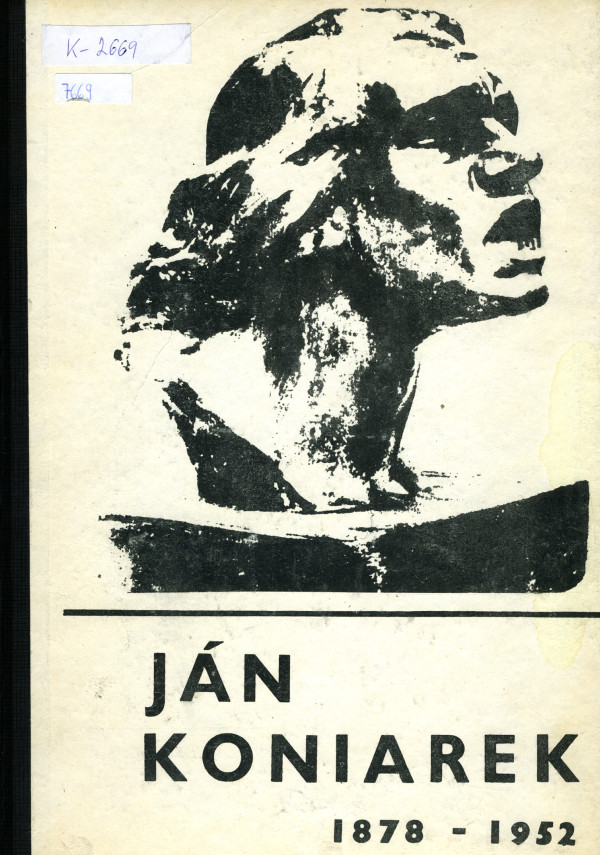 Ján Koniarek, 1878 - 1952