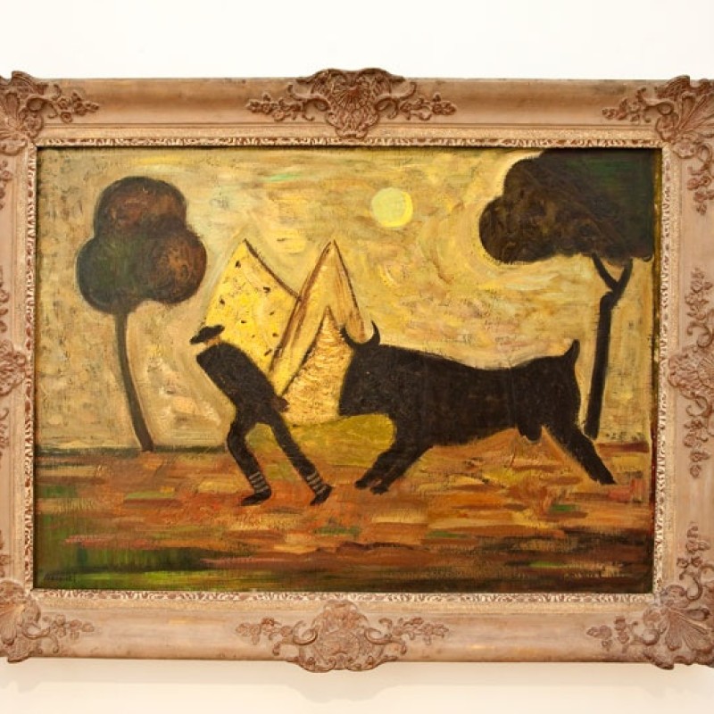 Malatinský býk, 1949, olej na plátne, zo zbierok GMAB v Trenčíne, O 197