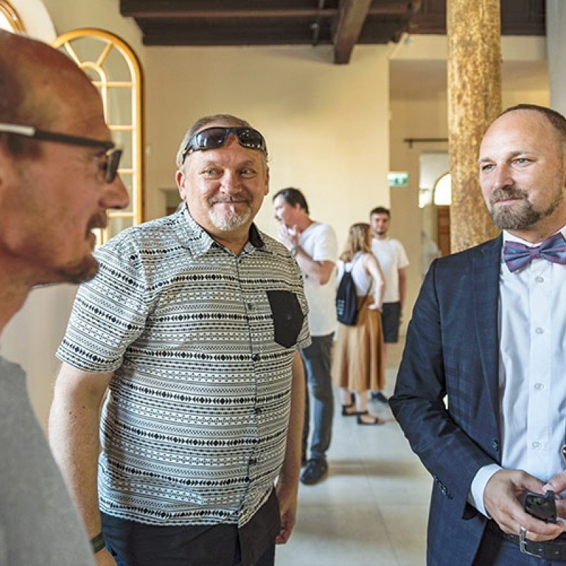 župan TTSK na vernisáži výstavy HERBARIUM