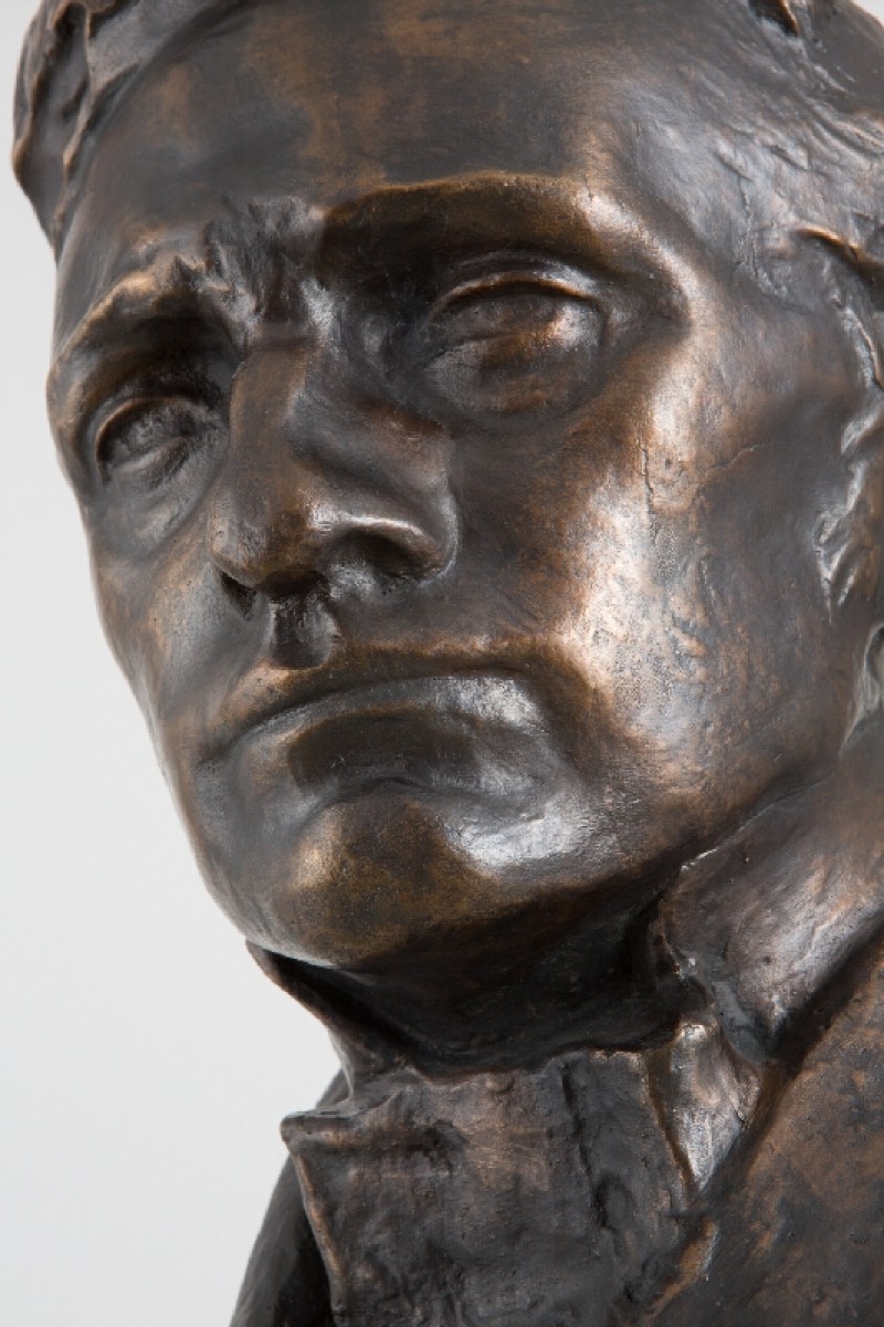 Portrét muža - štúdia k pomníku A. Bernoláka v Trnave